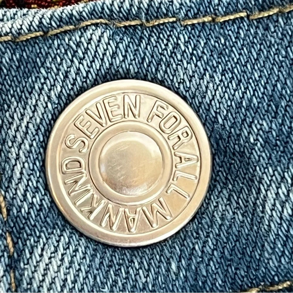 7 For All Mankind Baby Jeans Size 24M Blue Denim Skinny Stretch